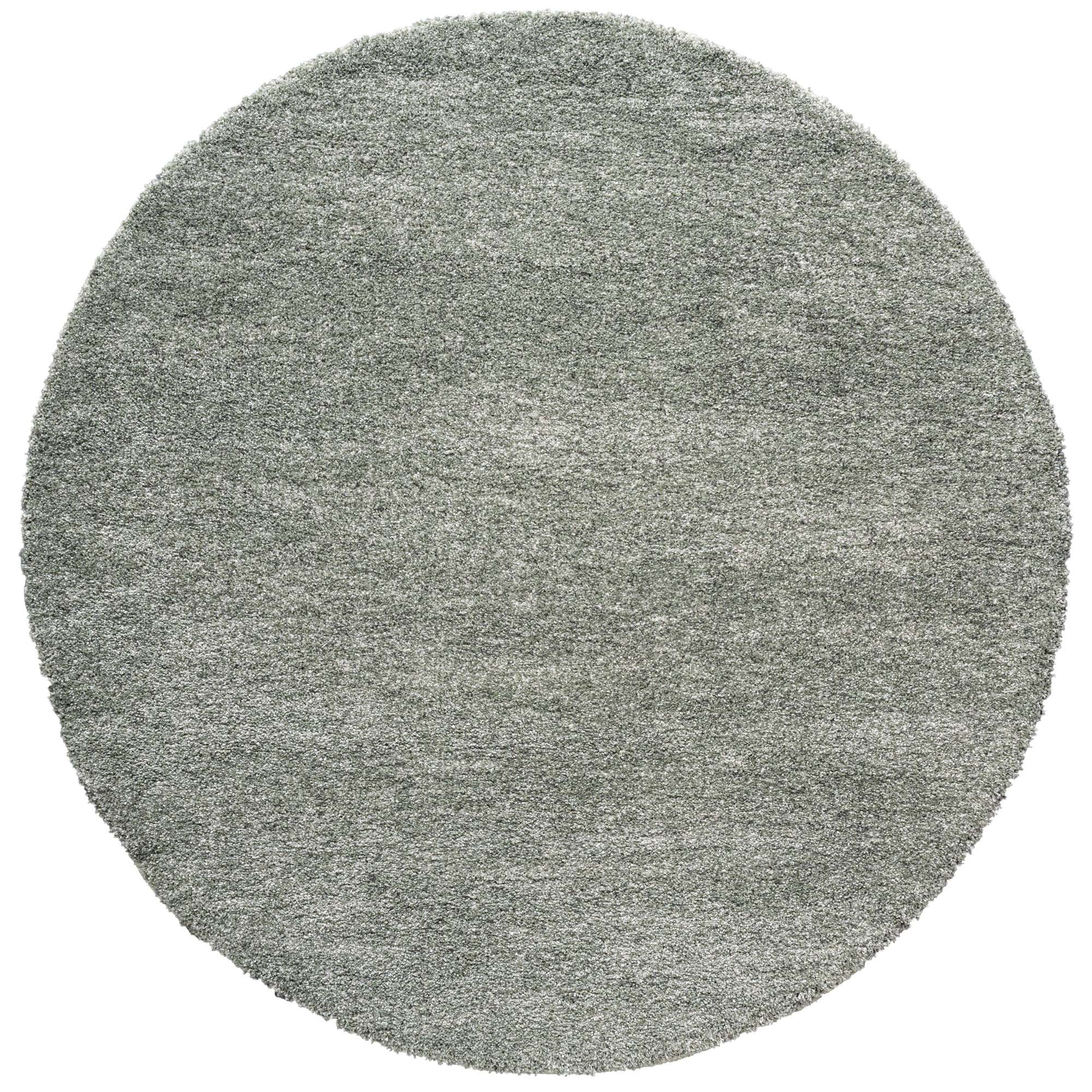 Mehari 23600 4747 Wilton Plain Circle Rug In Grey